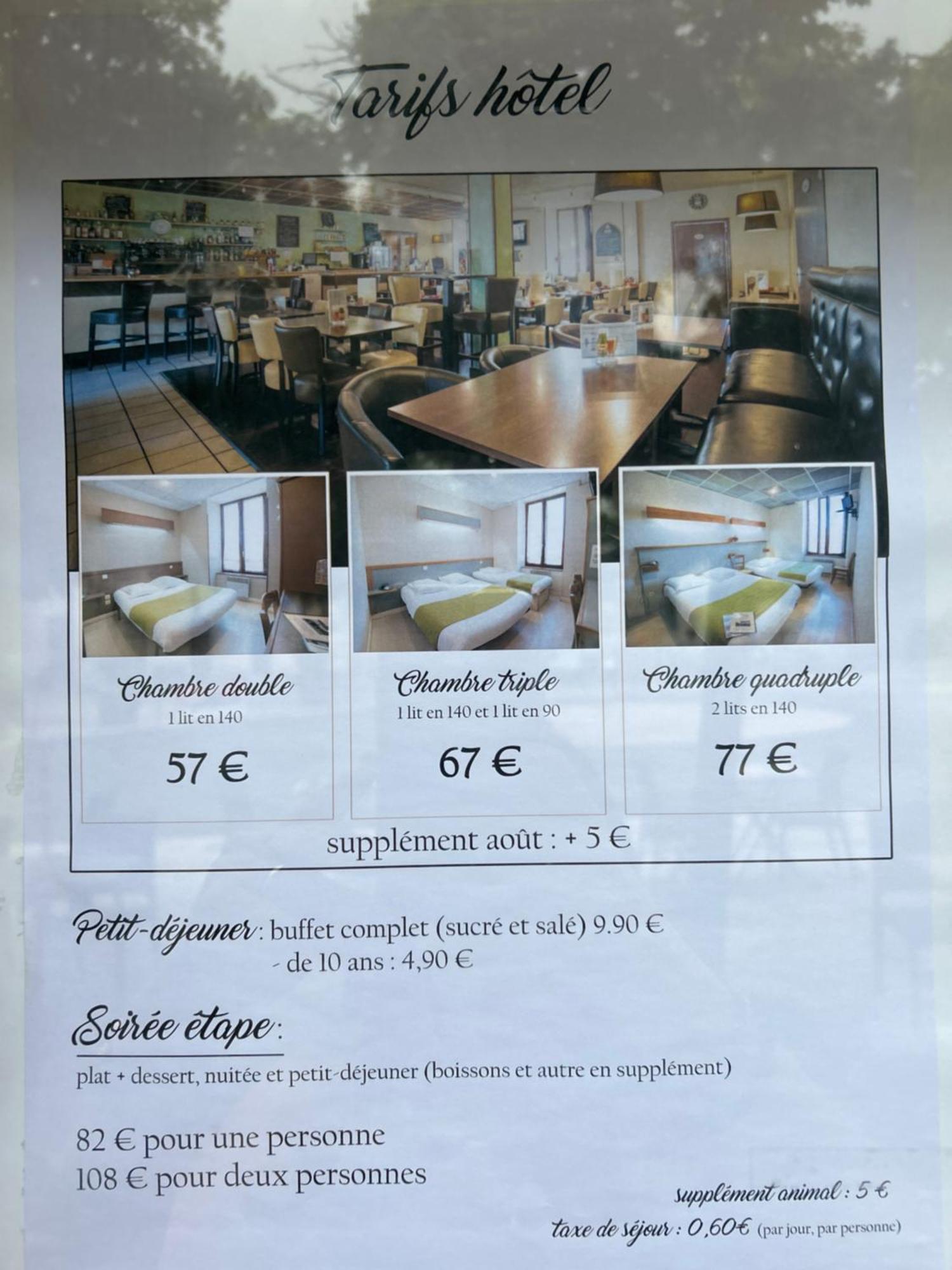 Sévérac-le-Château Hotel De La Gare מראה חיצוני תמונה